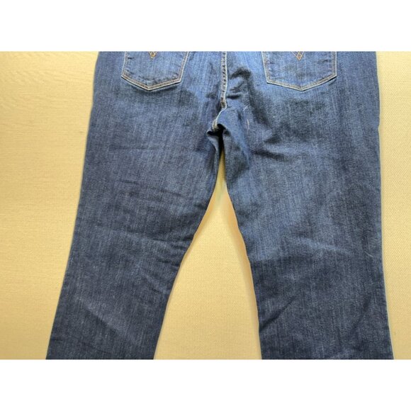 Levis 505 Straight Jeans Womens  Size 12 Blue Denim Medium Wash Classic Fit Y2K - Picture 12 of 13